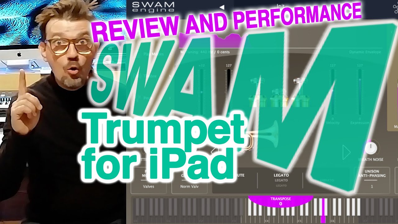 SWAM Trumpet for iPad GeoShred REVIEW and LIVE PERFORMANCE by AGD Andrew G Dugros
