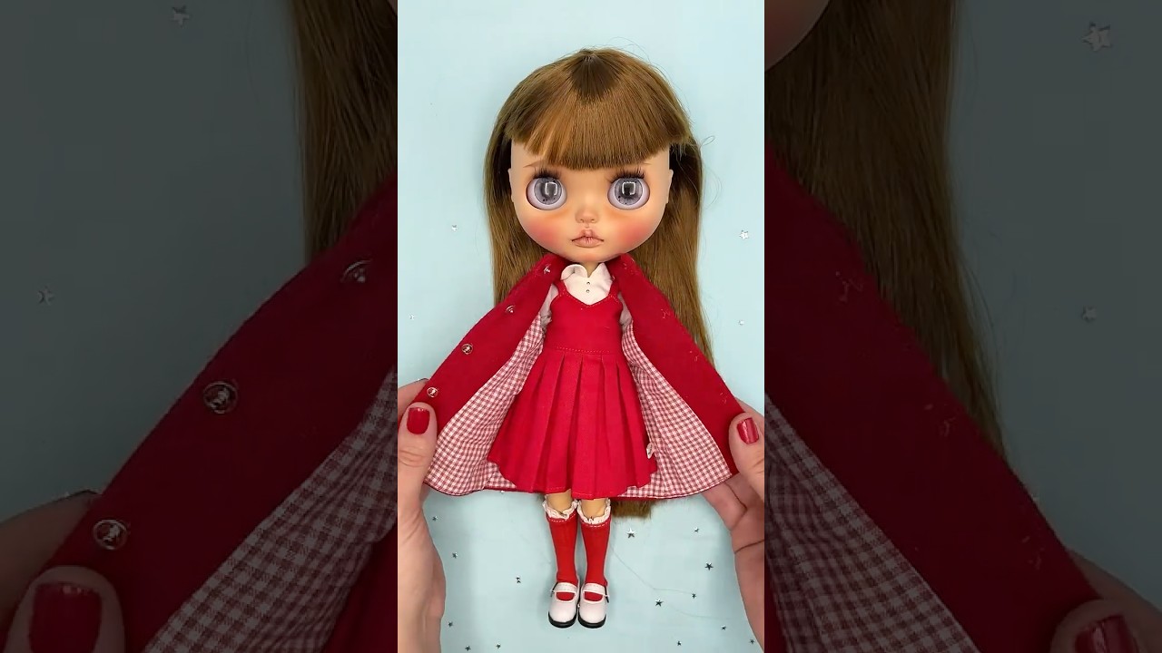 El abrigo de mu&ntilde;eca m&aacute;s bonito&hearts;️ #doll #mu&ntilde;ecas #blythe #boneca #cute #aesthetic