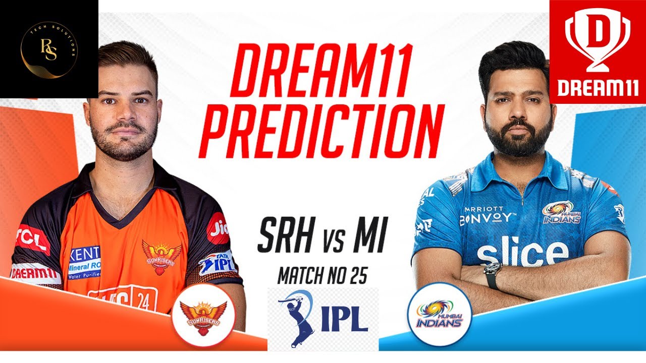 SRH VS MI  Dream 11 Team Today ipl match prediction #ipl #ipl2023 #iplt20 #bcci #cricket #msdhoni