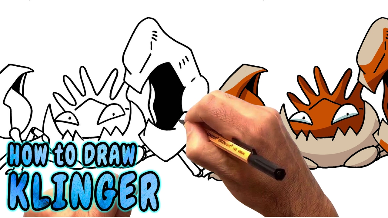 How to Draw Kingler from Pokemon Go (NARRATED)