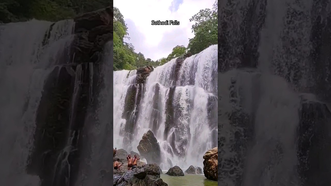 Sathodi Falls, Dandeli, Karnataka | Best place to visit in Dandeli #nature #dandeli #travel #falls