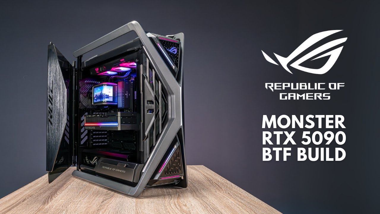 Мы построили игровой ПК Monster 5090 BTF! | ASUS ROG Hyperion GR701 BTF Edition | ROG #astral 509...