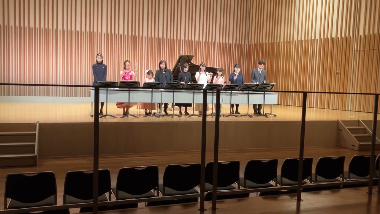 歌は楽しい。トーンチャイム。子供のための音楽教室。2025ウィンターコンサート。、太田教室