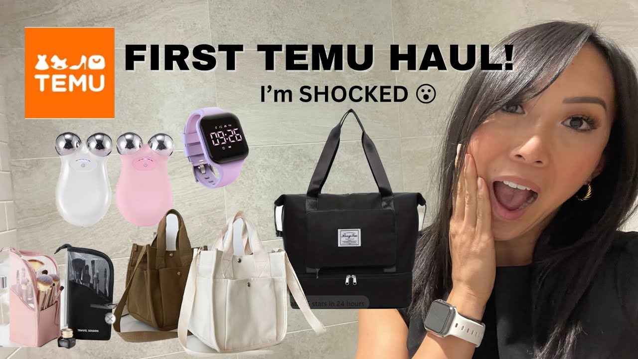 My first TEMU haul | travel + work bags, stationery and more! includes LINKS & DISCOUNT codes!