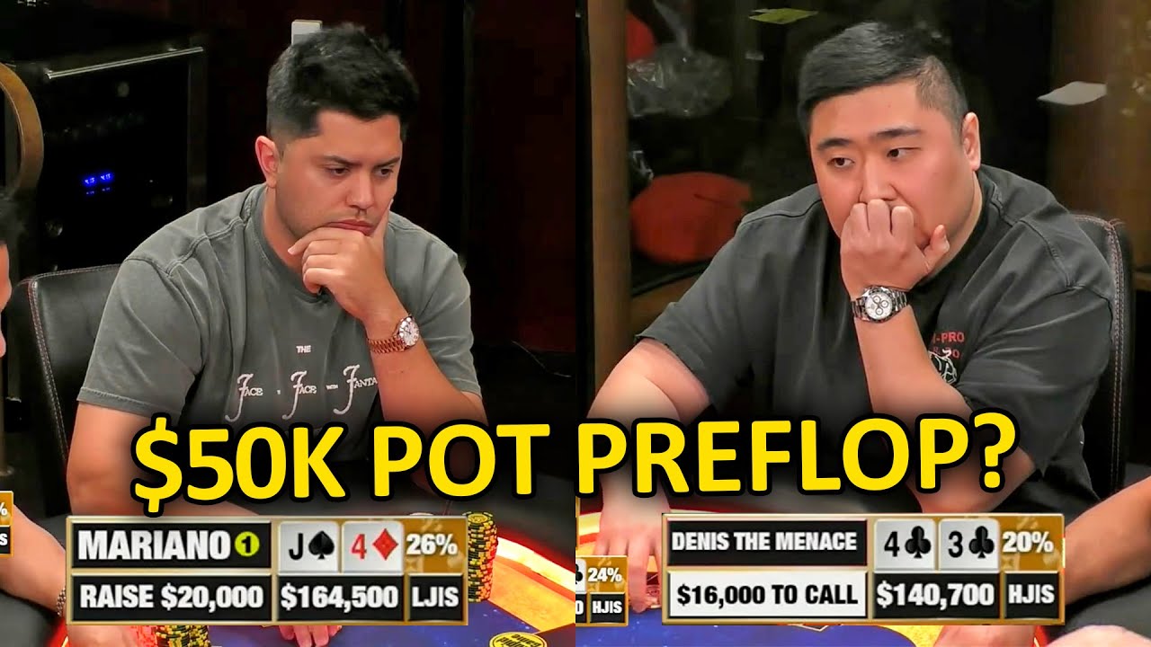They're Battling With ANY TWO Cards In Massive Poker Hands @HustlerCasinoLive