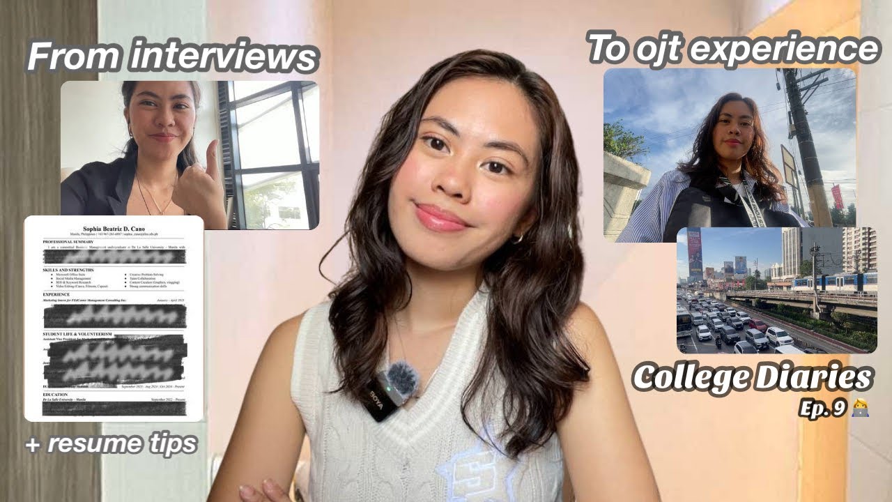College Diaries: How I got my first internship & days as a marketing intern ₊˚⊹♡ EP 9