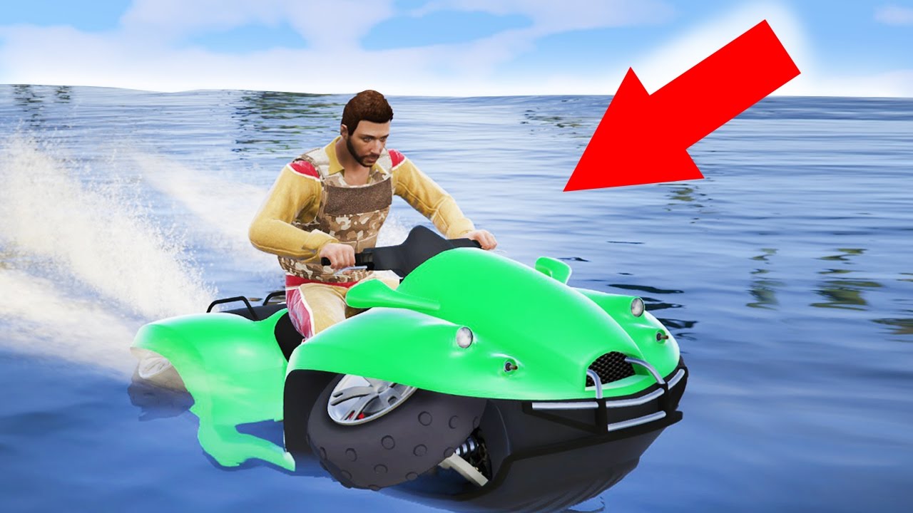 THE BOAT-QUAD VEHICLE! (GTA 5 Funny Moments)