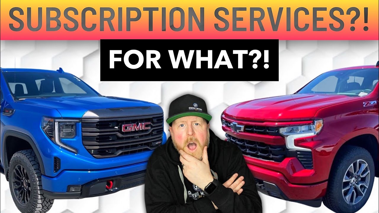 2022 GMC Sierra & Chevrolet Silverado, SUBSCRIPTION SERVICES - Explained.
