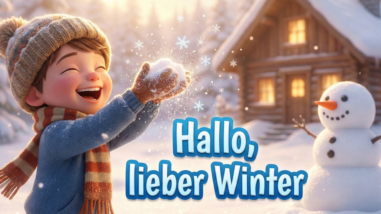 Hallo, lieber Winter ❄️ Kinderlied zum Mitsingen & Tanzen | Winterlied f&uuml;r Kita & Schule
