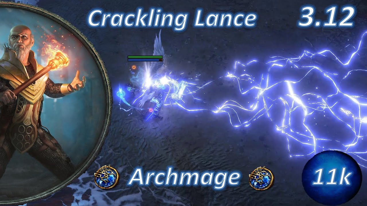 Path of Exile 3.12 - Crackling Lance Archmage Build (MAXED)