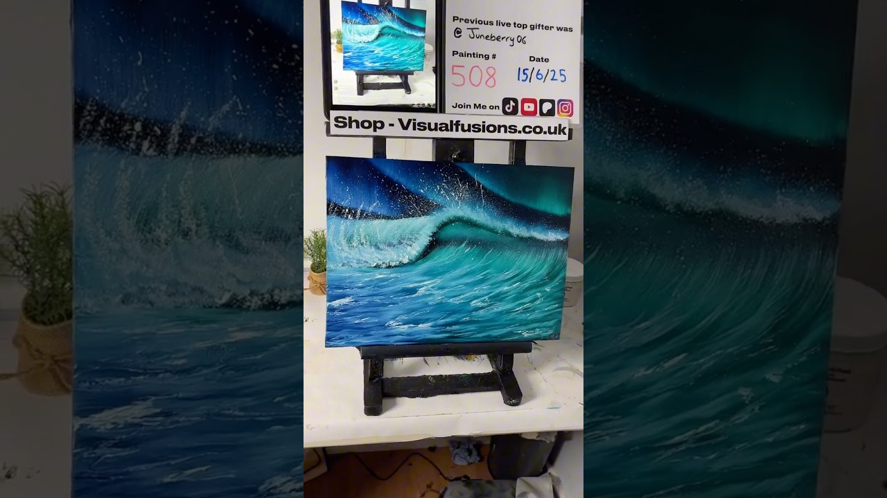 The Biggest Wave I’ve painted !