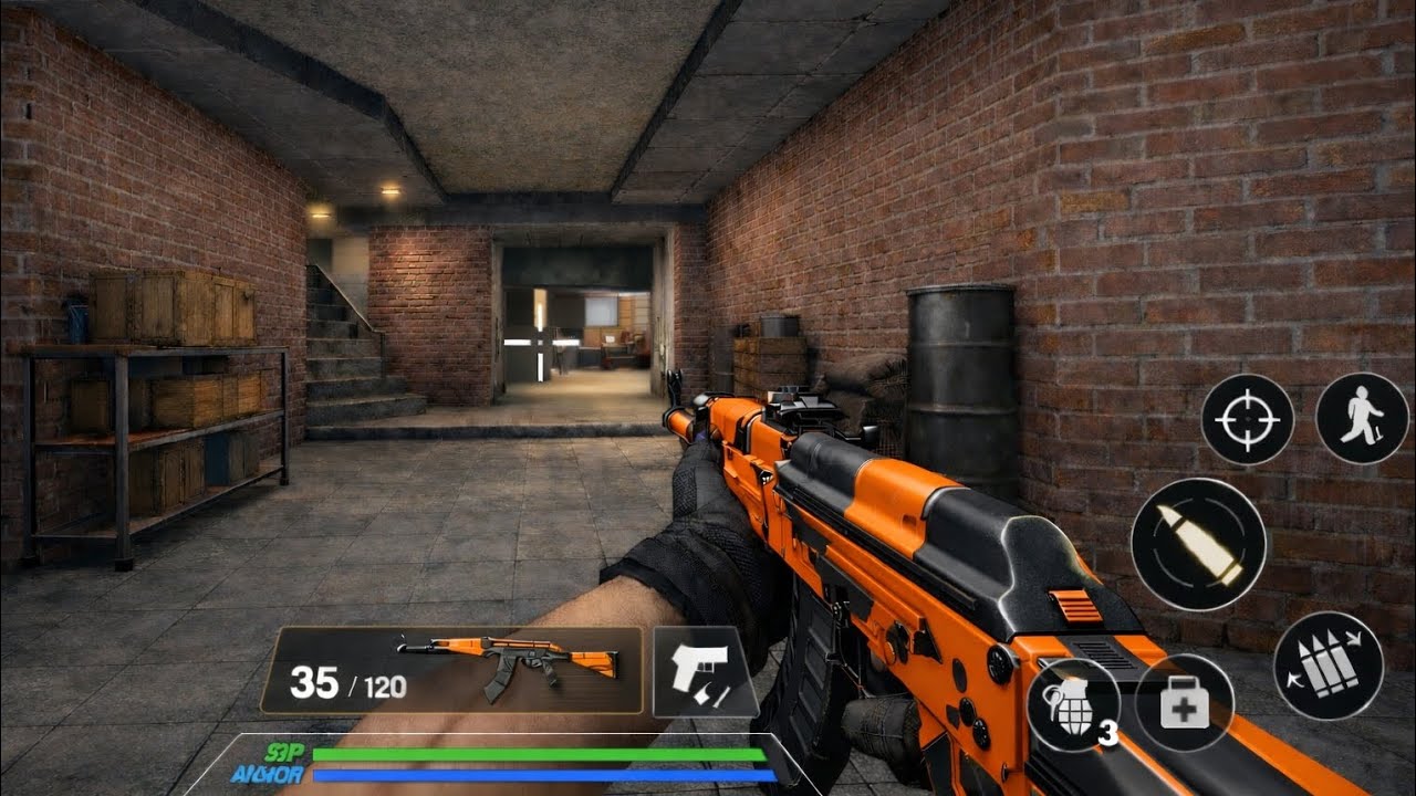 Intense FPS Gameplay with AK-47 | Epic Close-Range Battle 🔥 #31