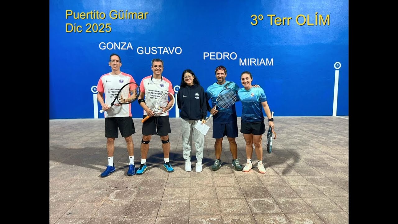 2025 12 - 3º Terr Frontenis OLIM Miriam Pedro & Gonzalo Gustavo - 1er Partido Gran Angular