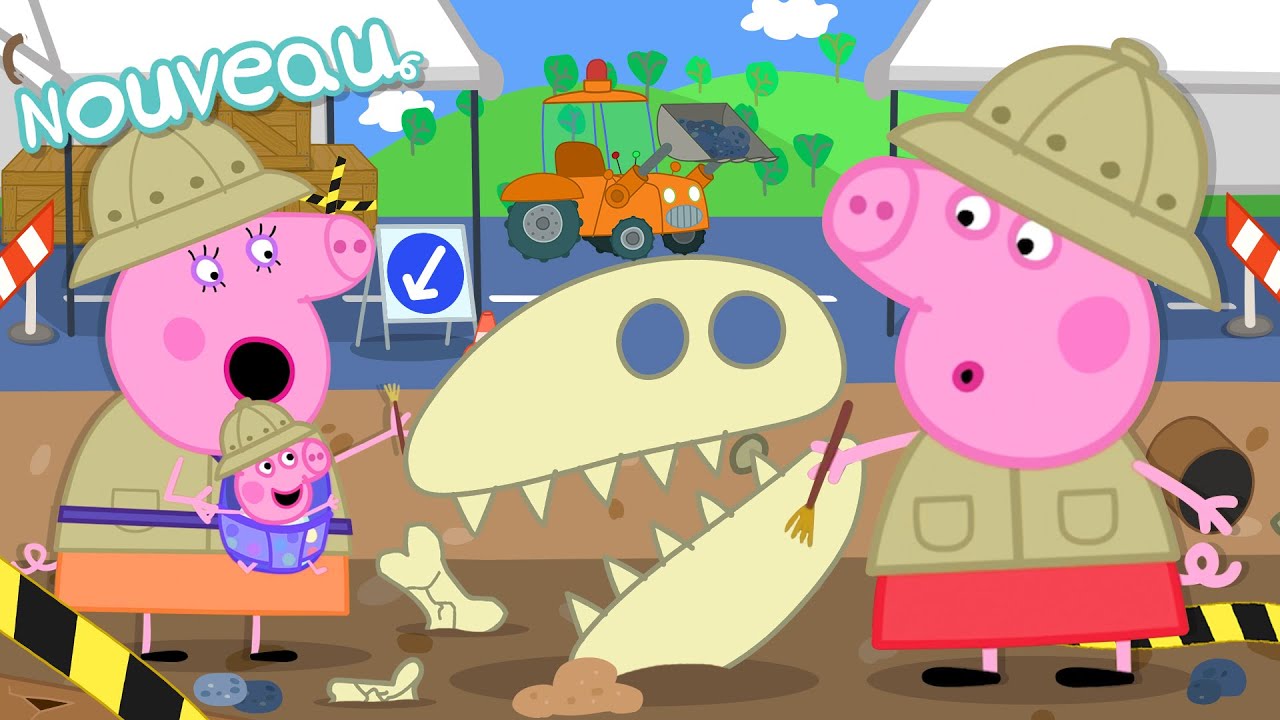 Les histoires de Peppa Pig 🦖 Fossiles 🦴 Épisodes de Peppa Pig