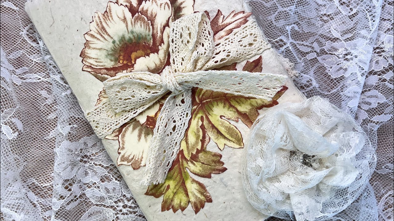 Autumn Fall vintage Junk Journal flip through! *SOLD*