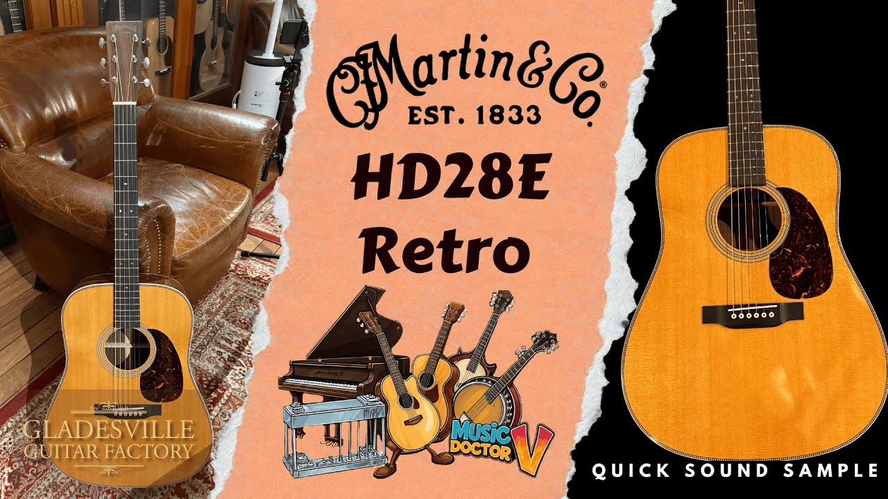 Martin HD28E Retro - Demo by Michael Varecka - Gladesville Guitar Factory