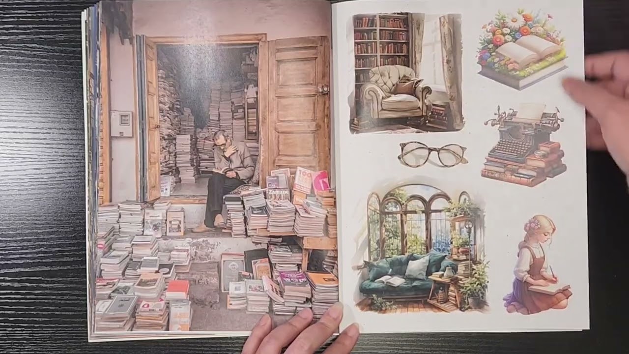 Reading Time Ephemera by Kate Curry