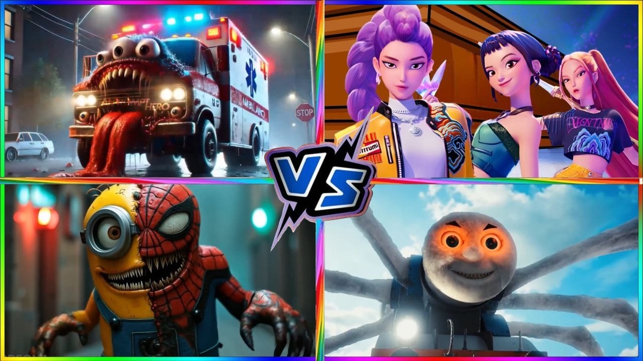 Sonic Horor 🆚 Train Eater 🆚 Ambulance Horor 🆚 Minnion speederman exe Tiles Hop EDM Rush