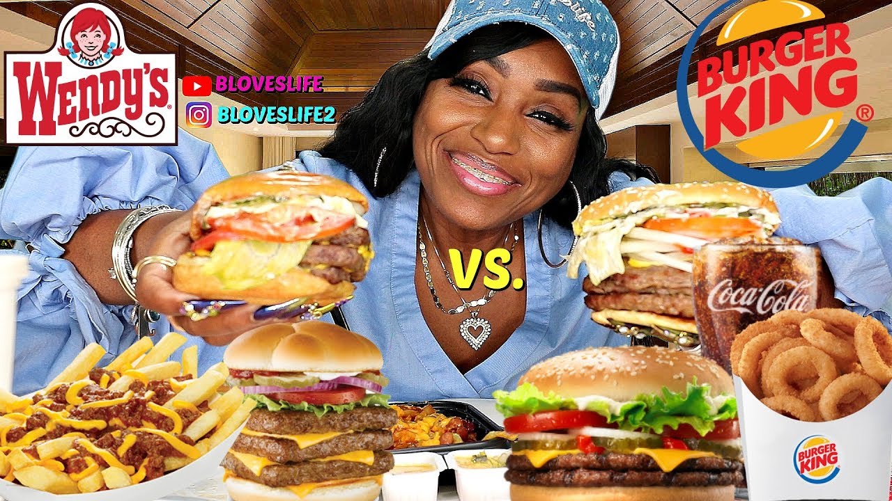 Burger King Triple Vs  Wendy's Triple Cheeseburger