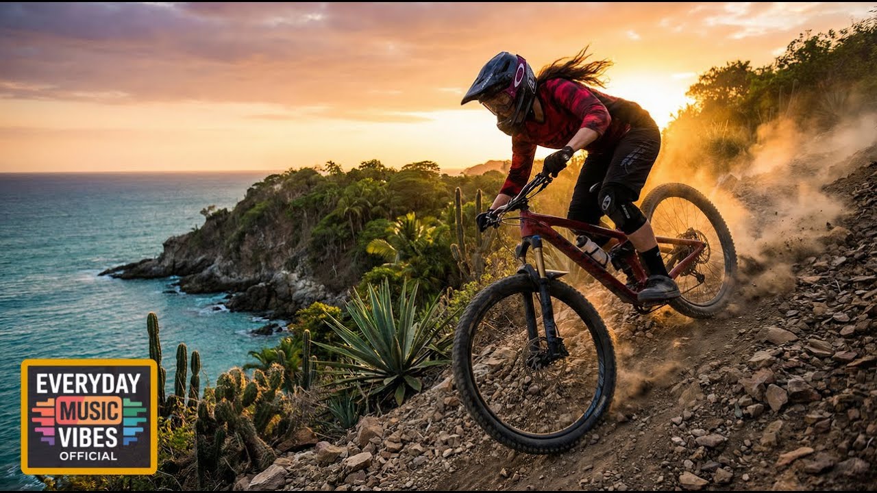 Downhill Drive — Techno MTB Trail Ride Instrumental Mix (120 Min) | WORKOUT MODE | EMVo