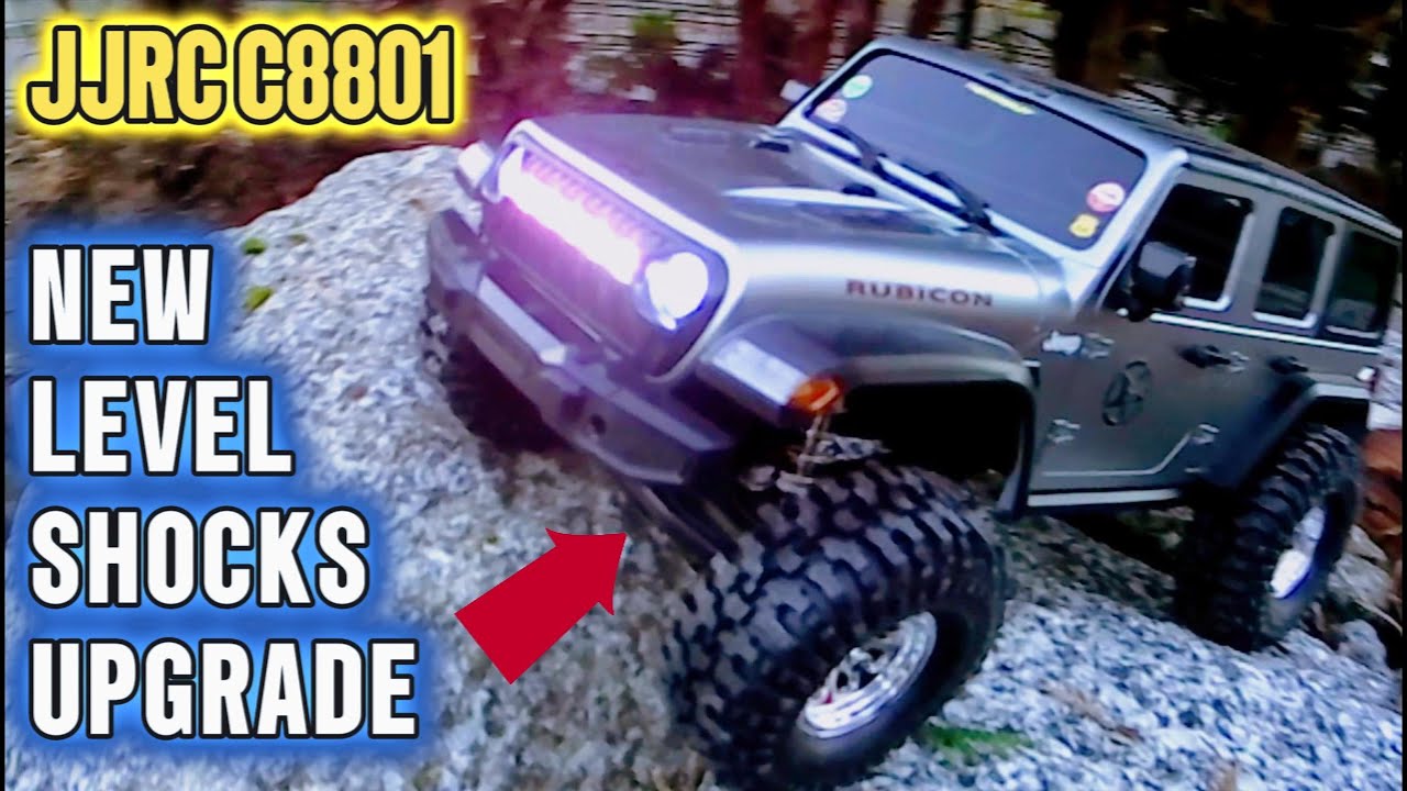 New Outdoor Test on My Custom RC Trail - JJRC C8801 Aluminum Shocks in Action! #new #jjrc #rc