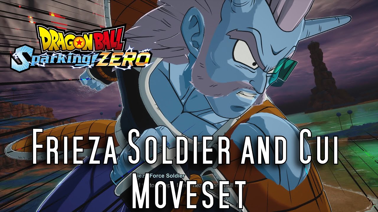 Dragon Ball Sparking ZERO Frieza Soldier and Cui Moveset