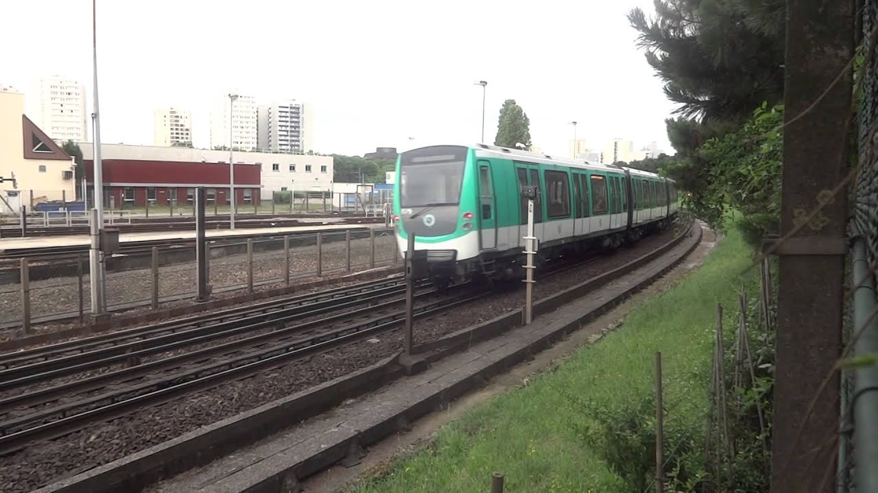 Mouvements des MF 01 à Bobigny sur la ligne 5.
