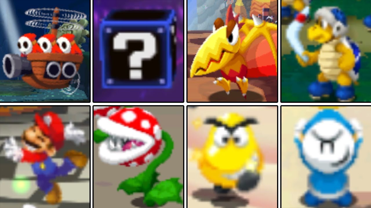 マリオ＆ルイージRPG4 ドリームアドベンチャー 全敵キャラ集 まとめ