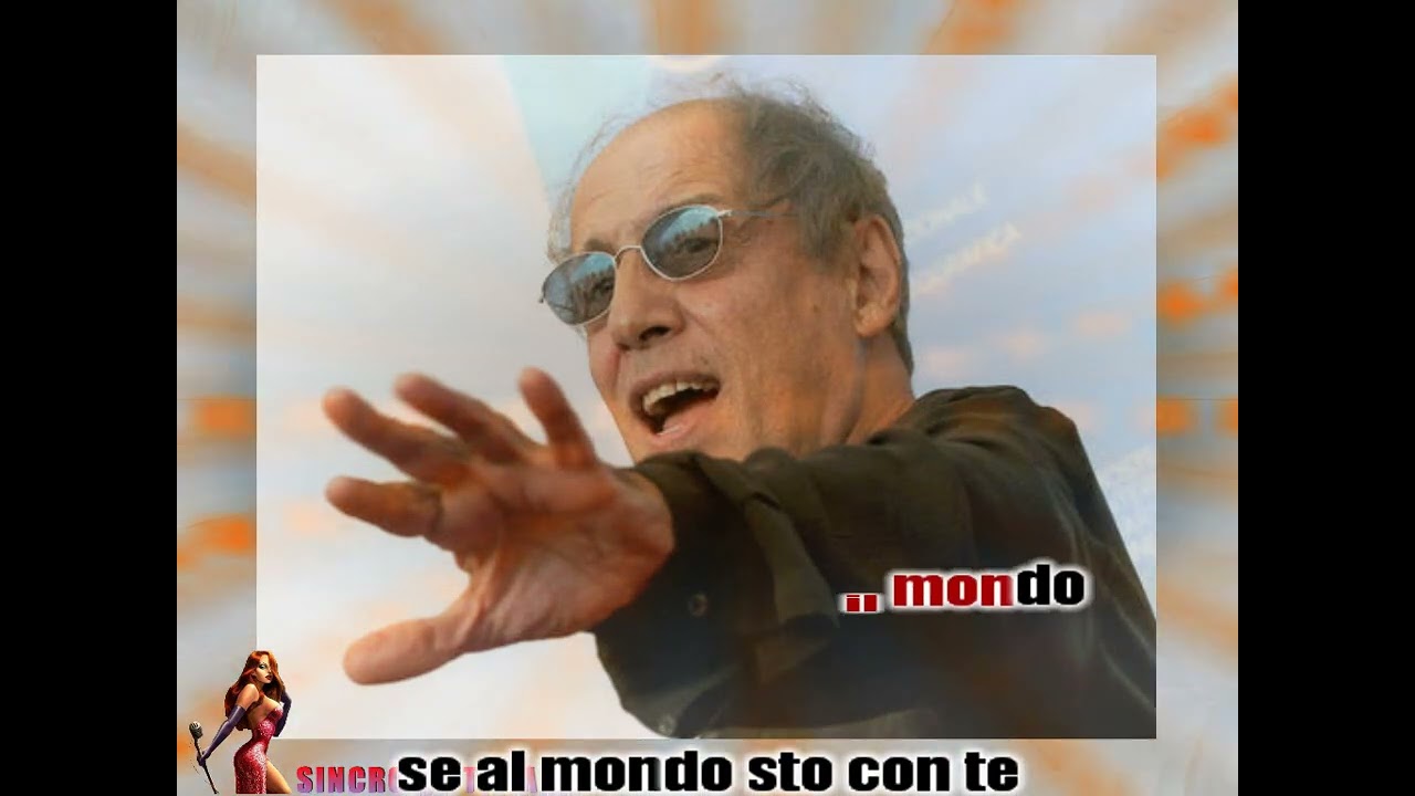 Adriano Celentano - Ti penso e cambia il mondo (karaoke - fair use)