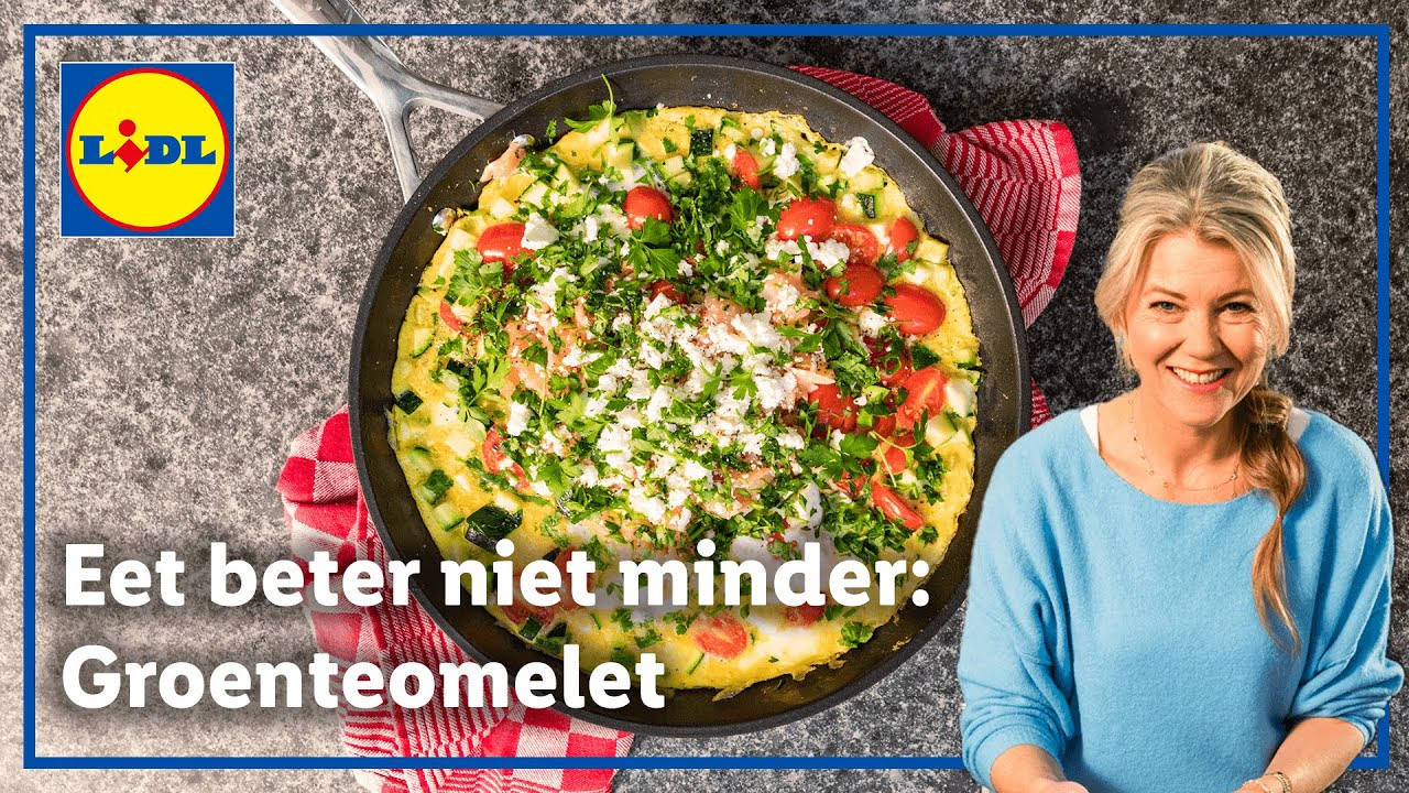 Groenteomelet  | Eet Beter, Niet Minder met Sandra Ysbrandy