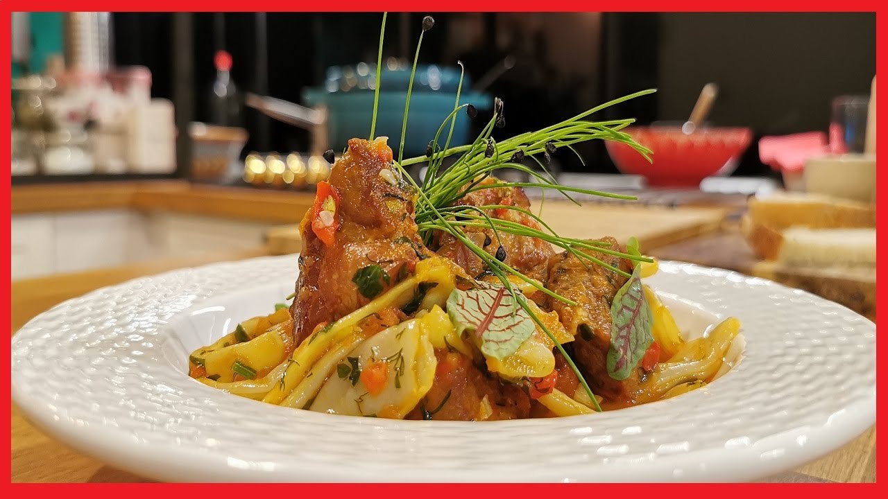 Mancare de Fasole Galbena - Pastai/Teci - cu Ceafa de Porc Afumata - Home Cooking - Florin Arvunescu