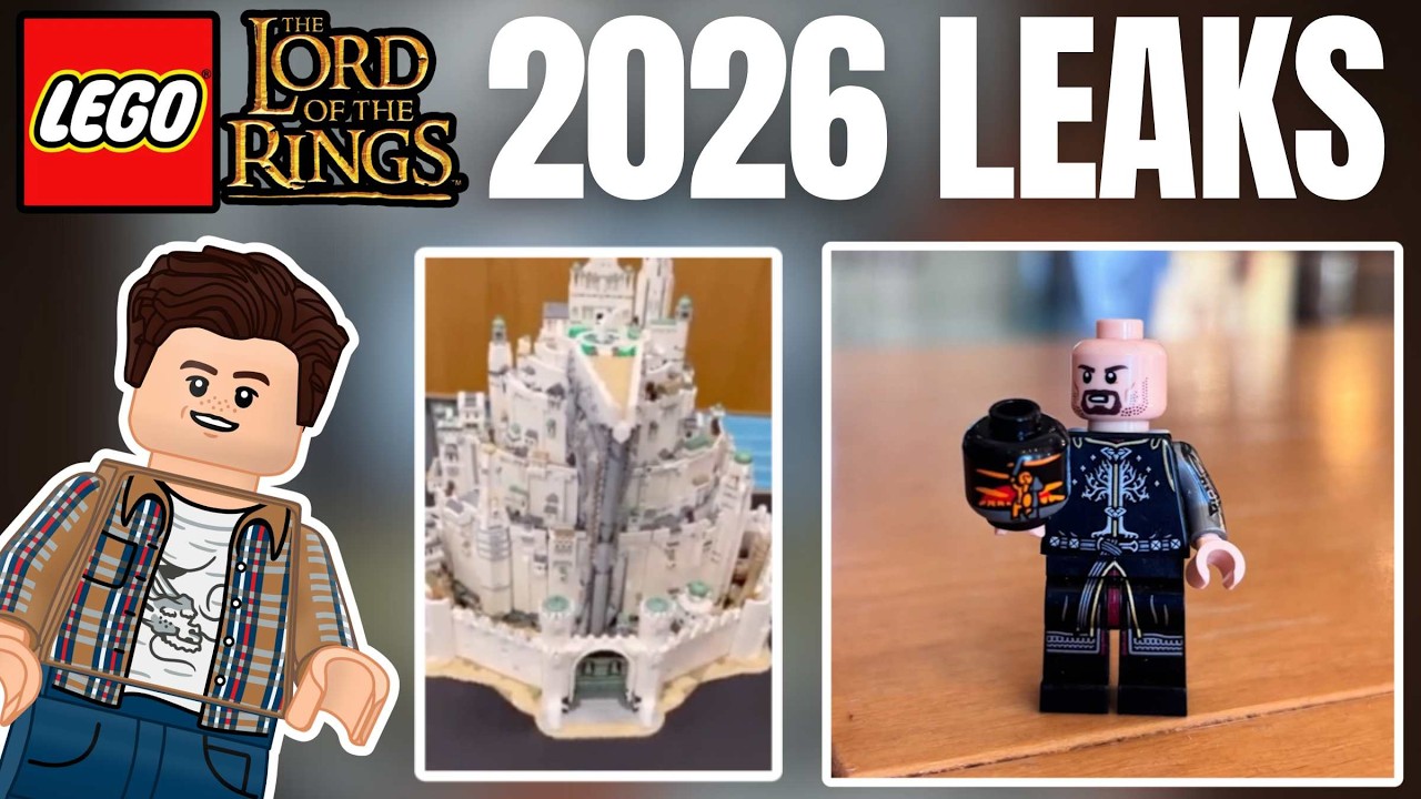 Утечки LEGO 2026: Минас Тирит из &laquo;Властелина колец&raquo; &mdash; НОВЫЕ ИЗОБРАЖЕНИЯ!!