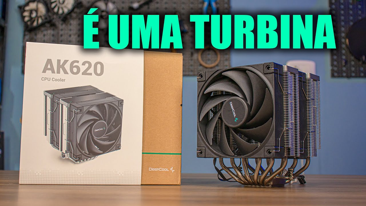 O CPU COOLER PRA ESFRIAR QUALQUER PROCESSADOR, AK620 DEEPCOOL