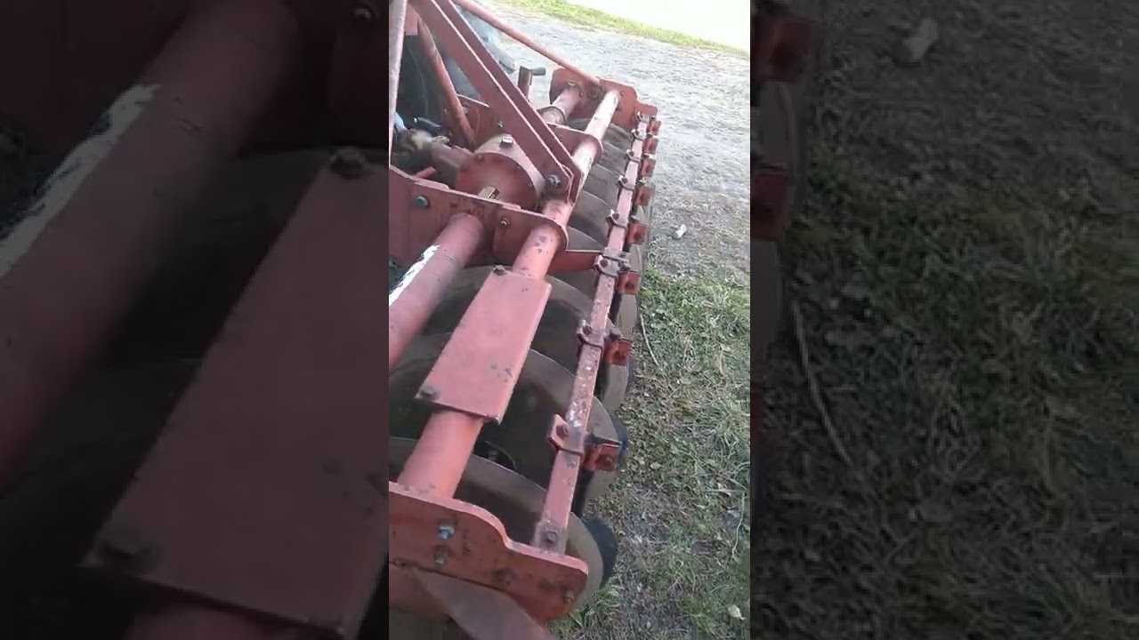 Bush Hog PD108 PTO Powered Disc. Marketplace find, first spin up and check over.