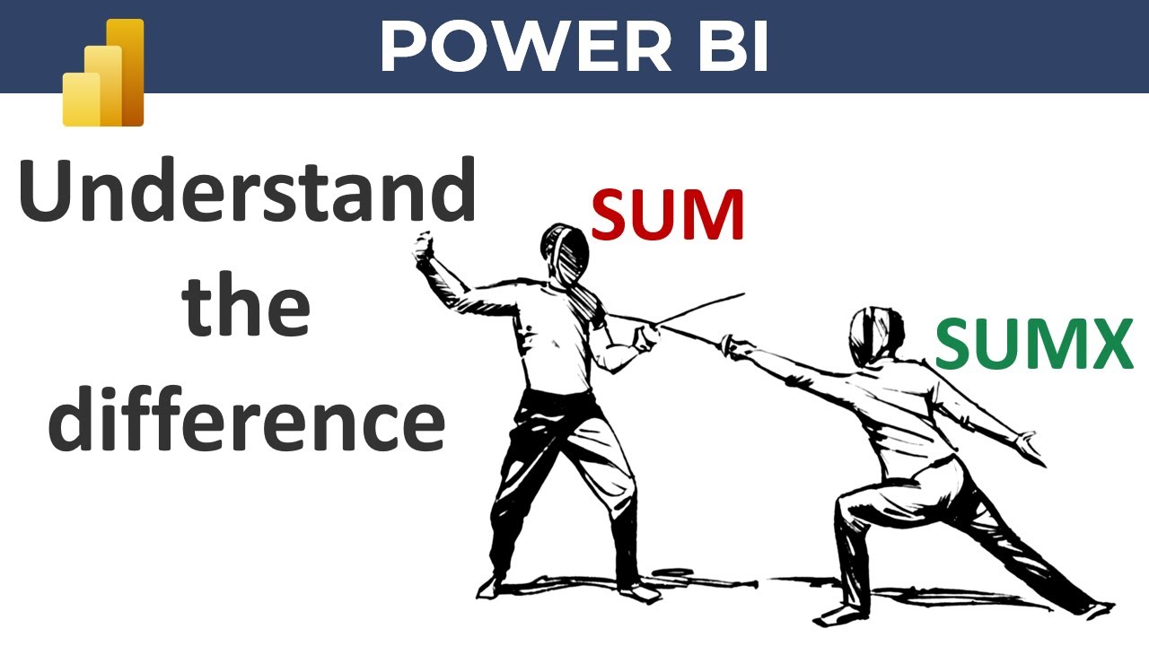 SUM vs SUMX in DAX | Power BI DAX Tutorial for beginners