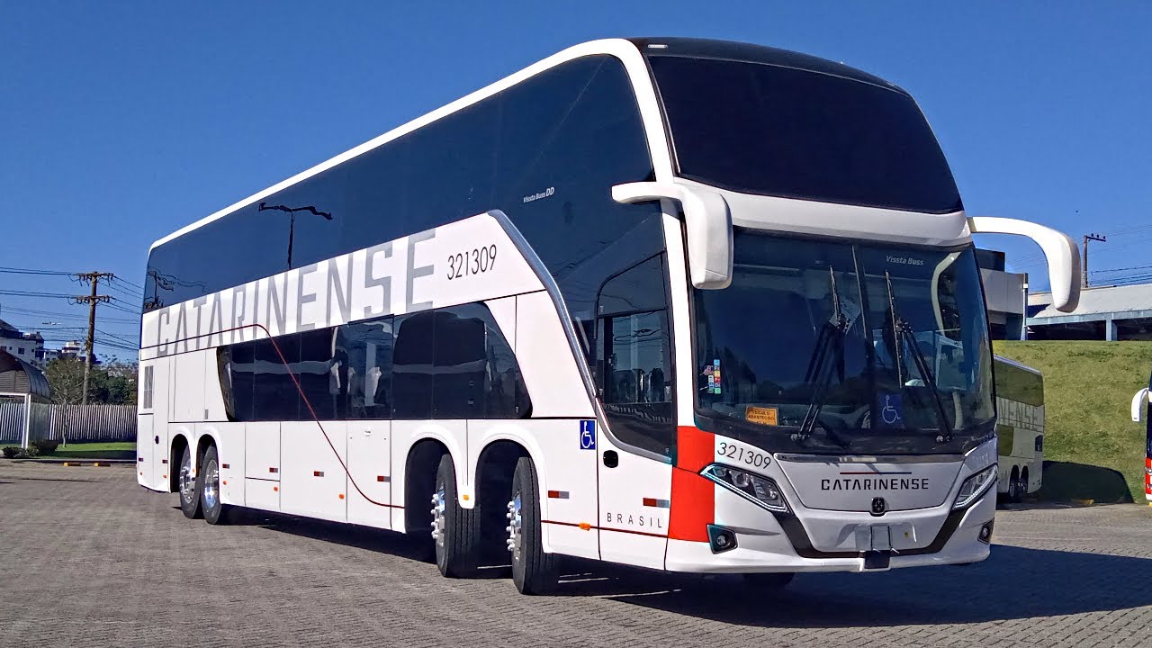 Apresenta&ccedil;&atilde;o Busscar Vissta Buss DD Com Chassi Scania K440IB