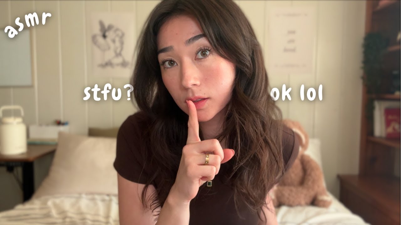 no talking ASMR (because you told me to shut up 🫢)