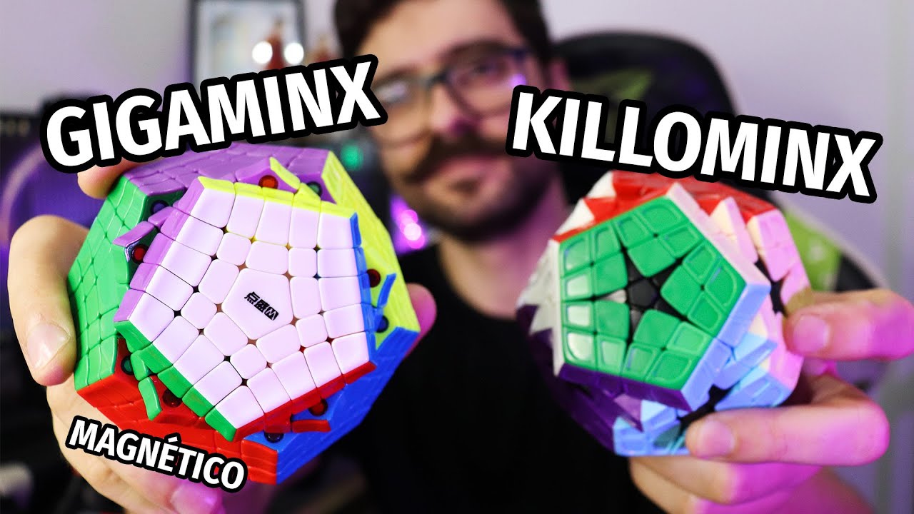 Cubo Gigantes Kilominx 4x4 e Gigaminx Magnético