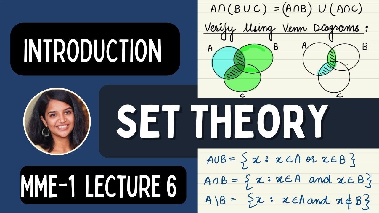 Lecture 6:  Sets, Subsets, Set Operations, Venn Diagrams - Mathematical Economics | MME-1