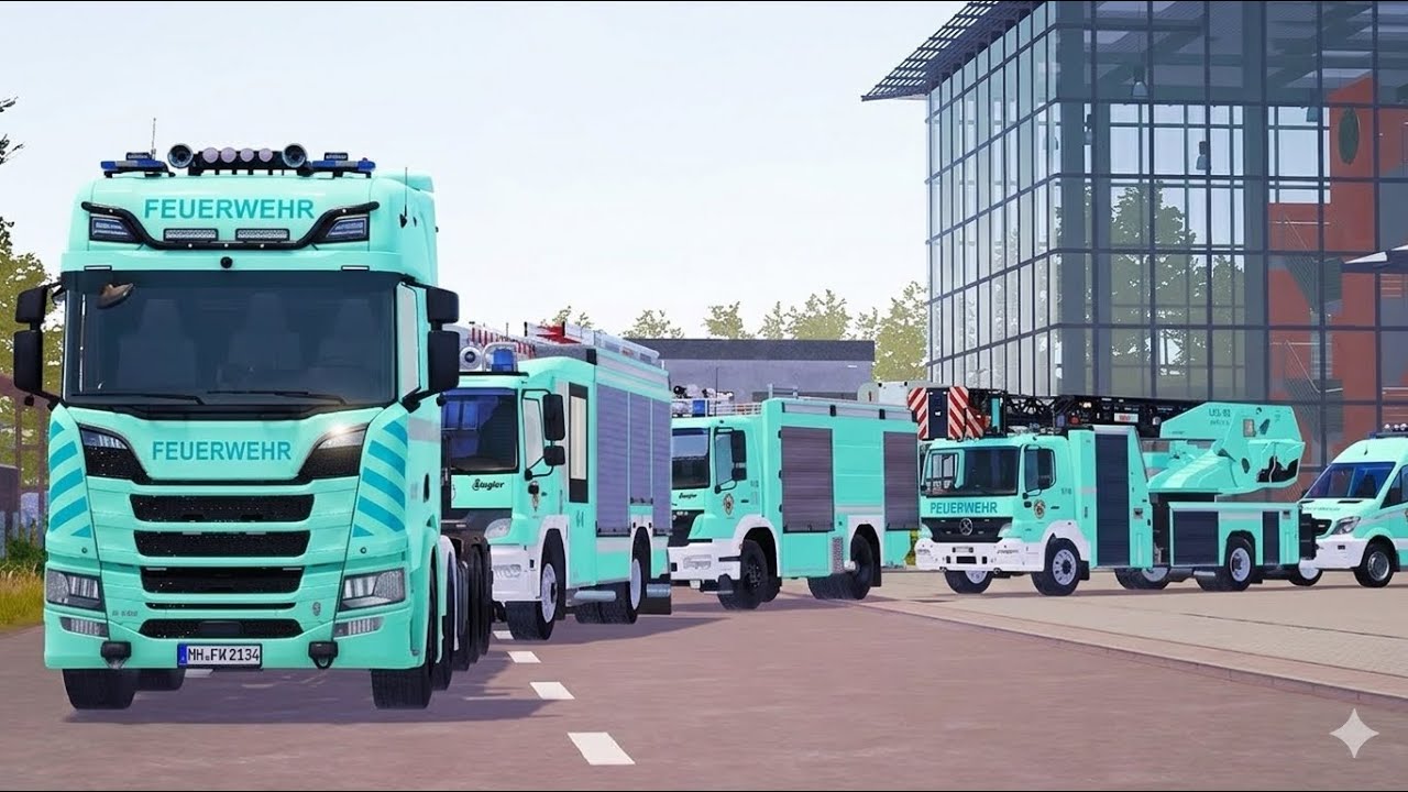 Emergency Call 112- Mercedes-Benz & Scania Emergency Units in Iserlohn | Ultra HD