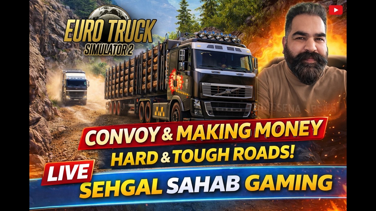 ETS2 Convoy Multiplayer | Dangerous Roads & Heavy Cargo | Live Gameplay #shorts #ets2 #verticallive