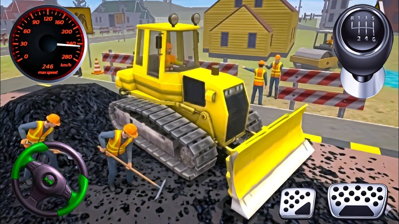 👷 City Road Construction Simulator 2026: Heavy JCB Games 3D - Android Gameplay (New Update)