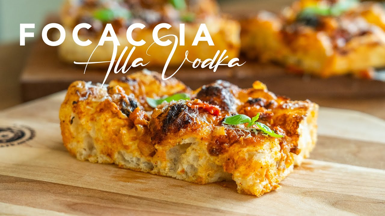 Crispy Focaccia Alla Vodka