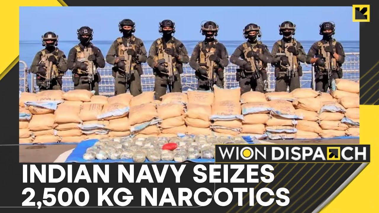 Navy's Navy Seizes 2,500 Kg Of Narcotics In Anti-Smuggling Raid | WION Dispatch
