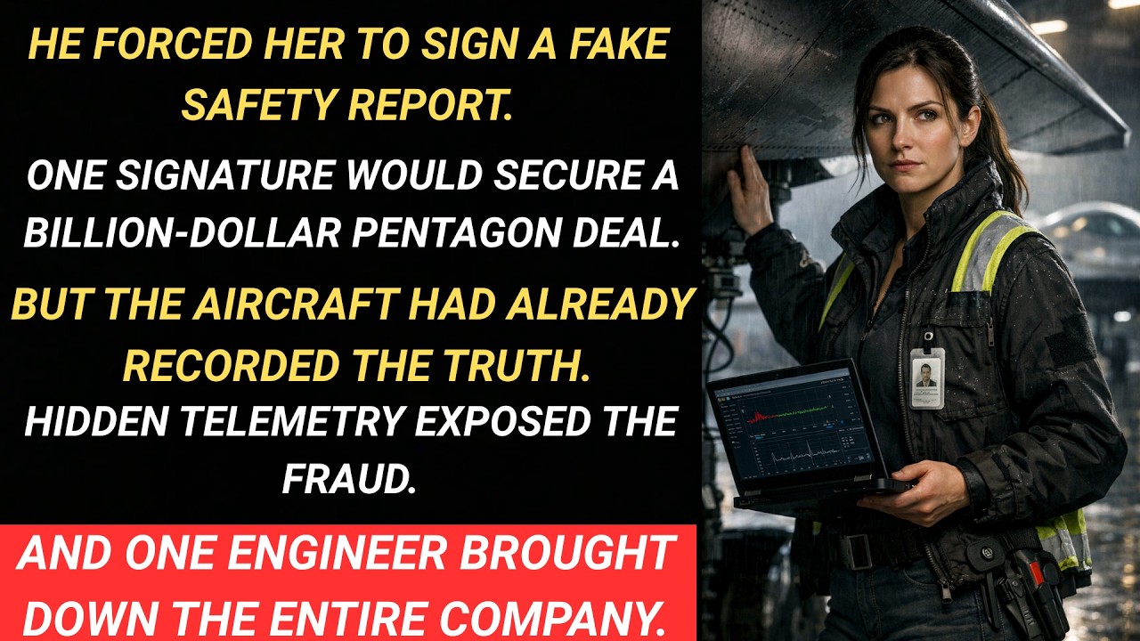 He Forced Her to Sign the Safety Report… She Let the Telemetry Speak