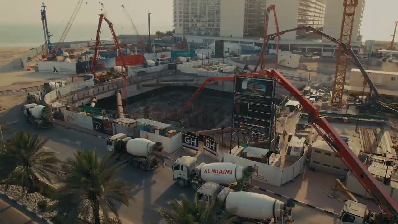 Construction Update - Casting Raft Foundation