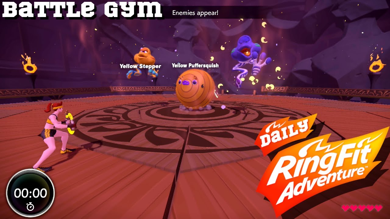Battle Gym | DAILY Ring Fit Adventure - No Commentary
