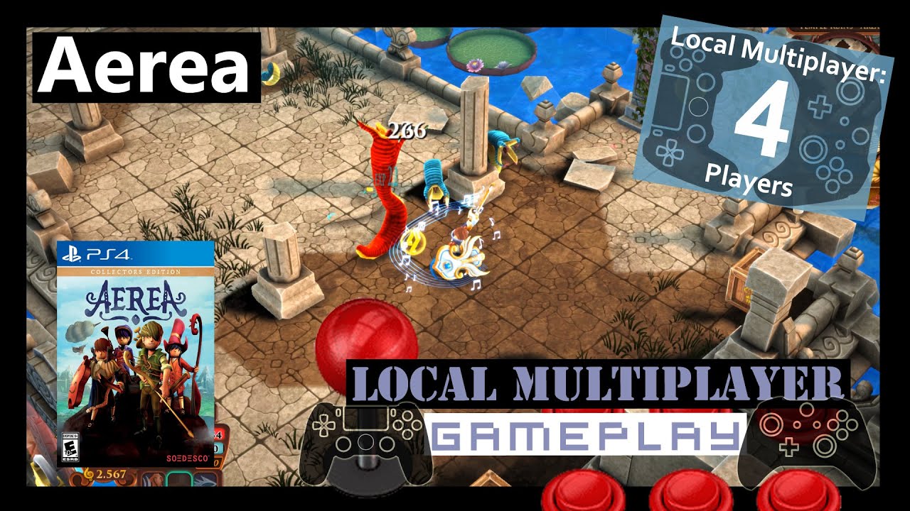 Aerea 4 Player Local Multiplayer Xbox One - Gameplay