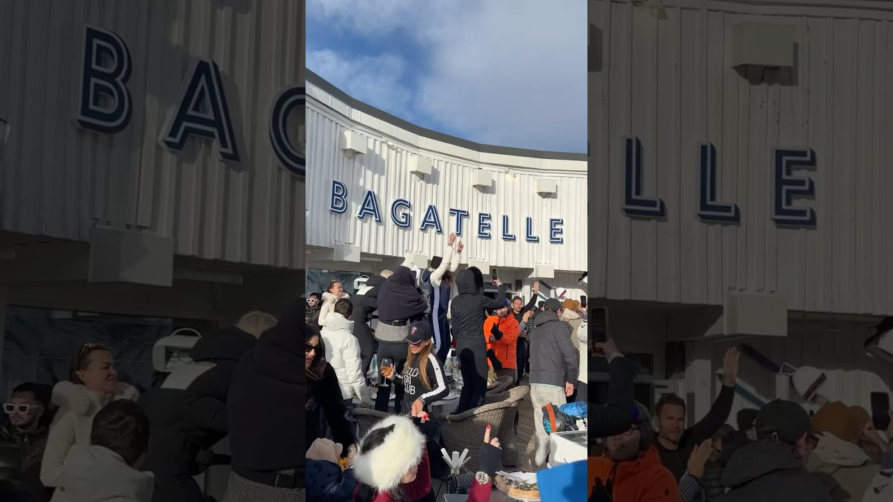 Bagatelle Courchevel apres ski 🎿