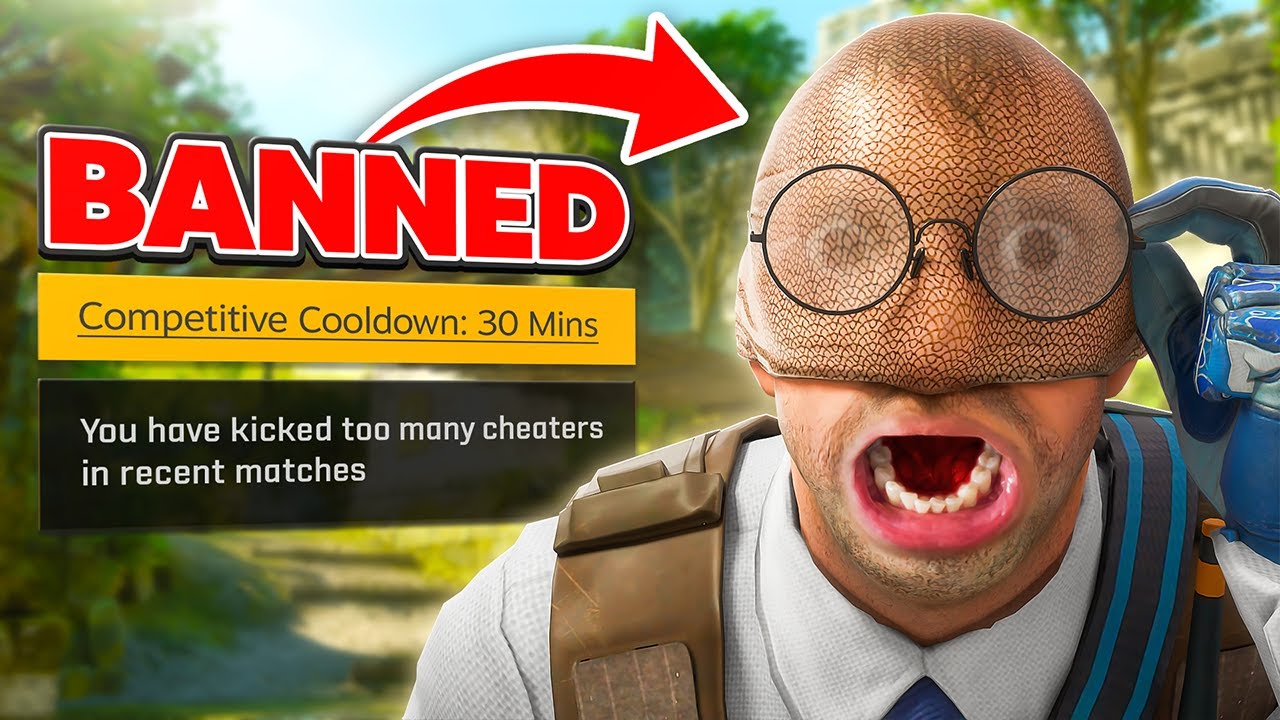 I got BANNED for kicking TOO MANY CHEATERS...